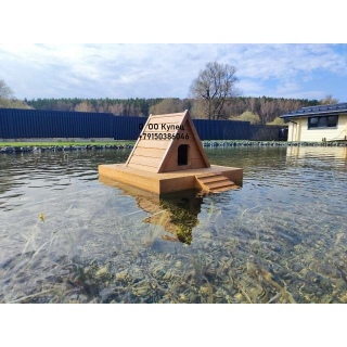 Домики для уток на воде