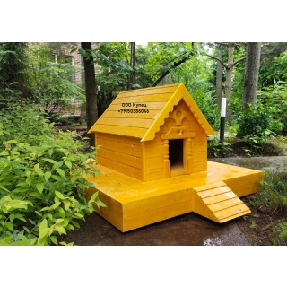 Домики для уток на воде 